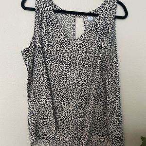 Cheetah tank top